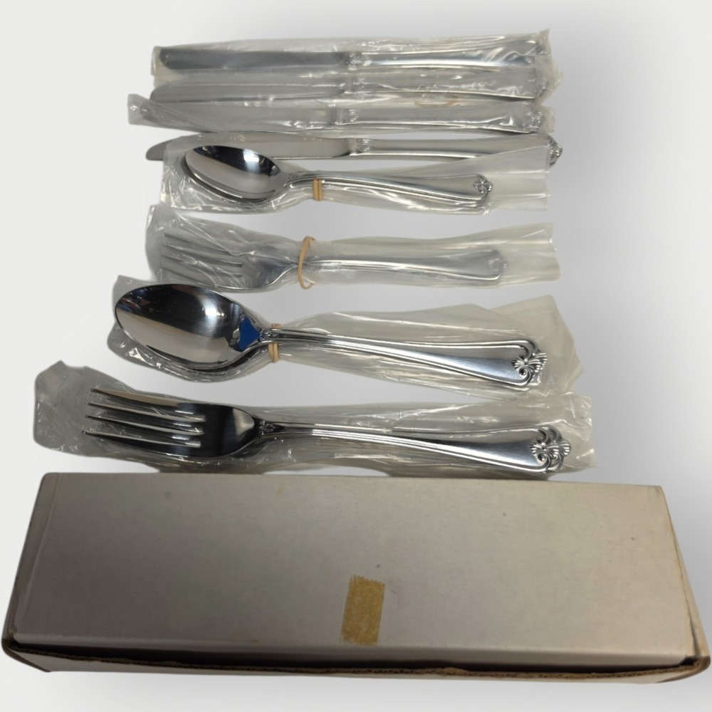 International Stainless Flatware CANFIELD - 20 Pieces Fork Spoon Knife Indonesia